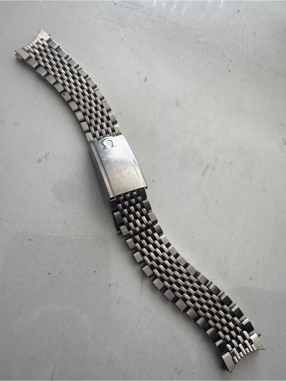 Omega Seamaster "rice" bracelet 17.6mm Genuine